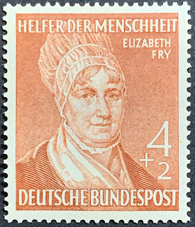 Germany, Bundesrepublik Deustchland, Semi-Postal, Elizabeth Fry