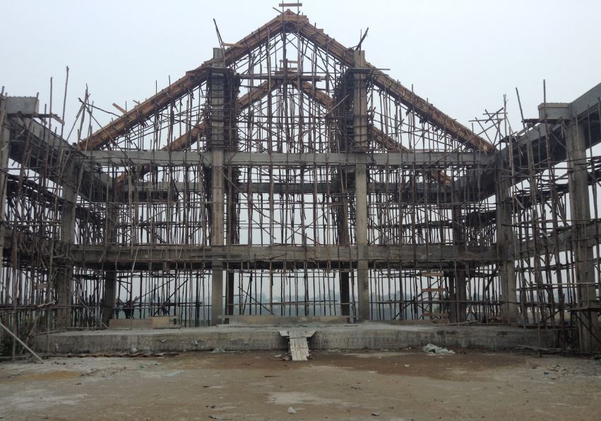 Panitia Pembangunan Gedung Gereja  GPIB Pekerjaan Facade 