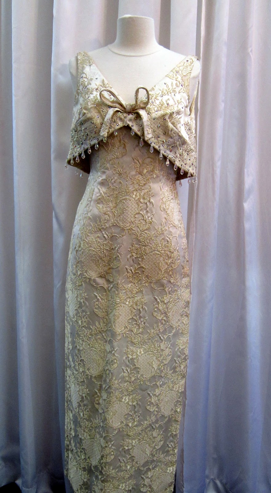 beaded wedding gown