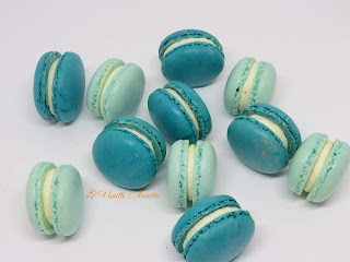 Macarons ganache noix de coco 