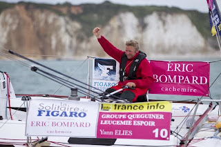 Victoire de Yann Eliès sur la Solitaire du Figaro.