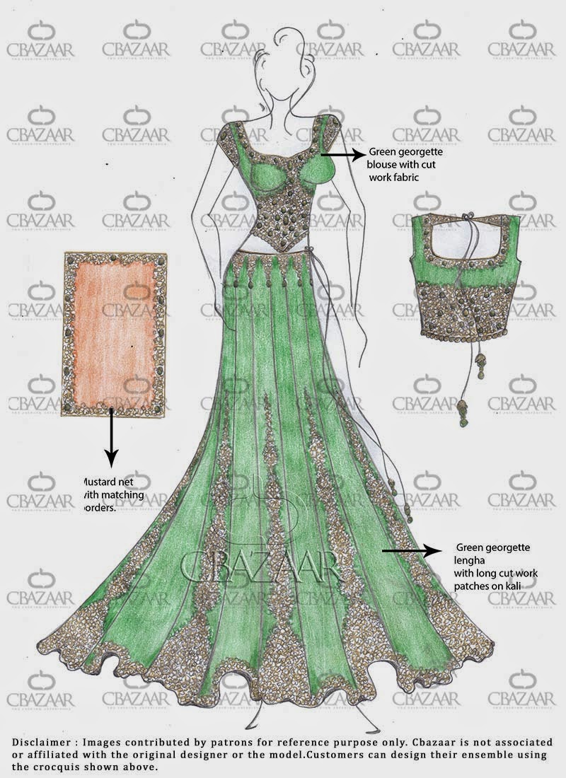 http://www.cbazaar.com/lehenga-choli/diy/diy-green-georgette-lehenga-choli-p-ghcdc1433.html