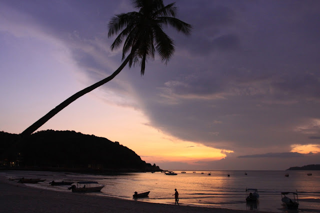 Sunrise at Long-Beach Pulau Perhentian Kecil, Terengganu, Malaysia