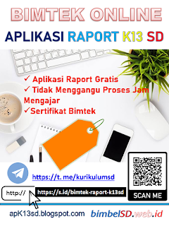 bimtek aplikasi raport k13 sd online