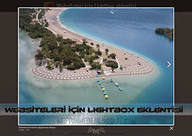 Websiteleri için Lightbox Eklentisi