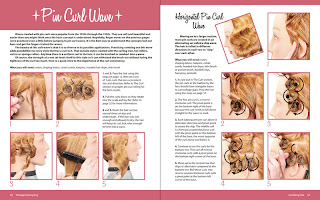 Pin Curls Hairstyle Ideas - Pin Curl Hairstyle Illustrations