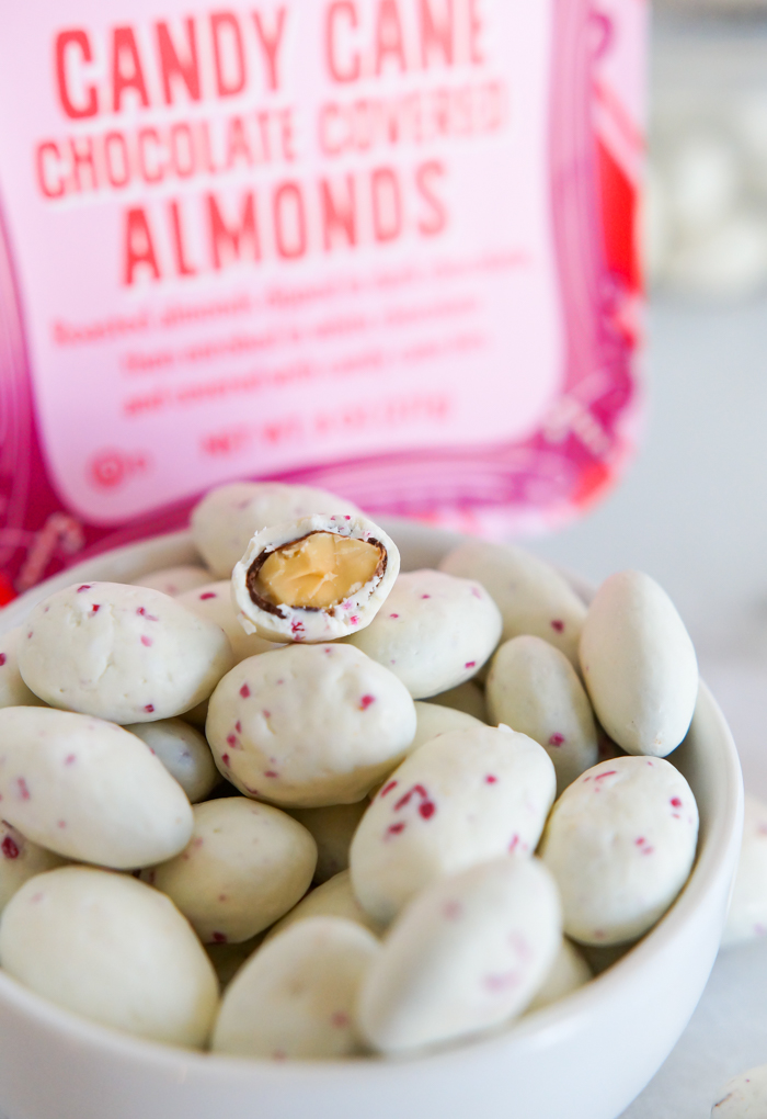 Trader Joe's Candy Cane Chocolate Covered Almonds Review