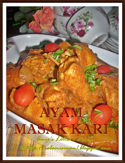 AMIE'S LITTLE KITCHEN: Iftar Hari Pertama: Nasi Beriani 