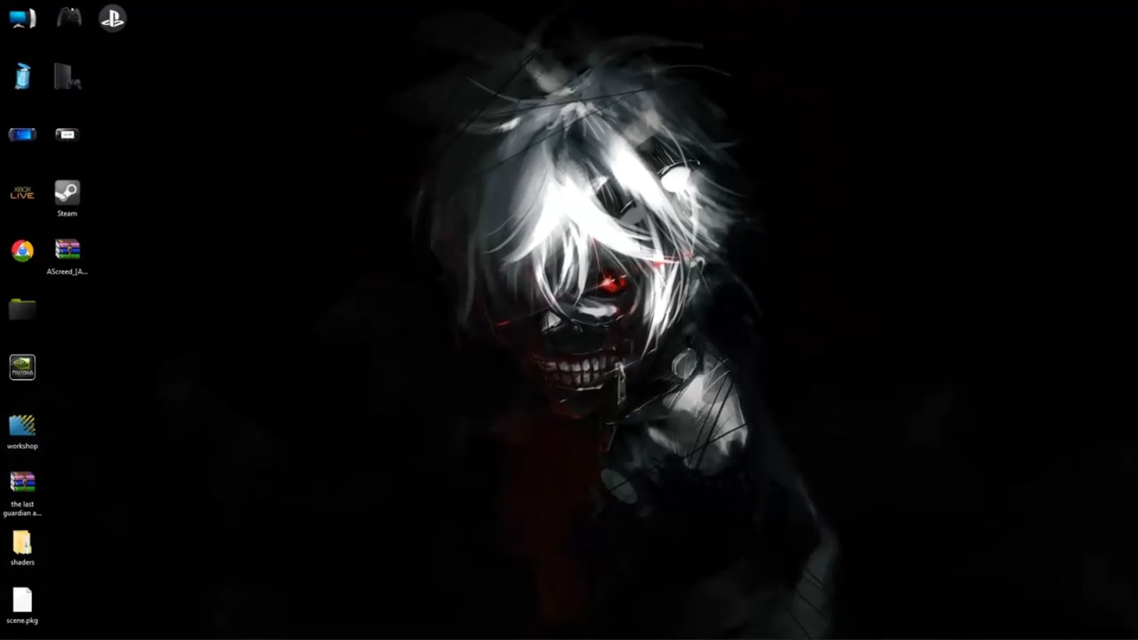  wallpaper  engine anime  Kaneki Ken Tokyo  Ghoul  live  