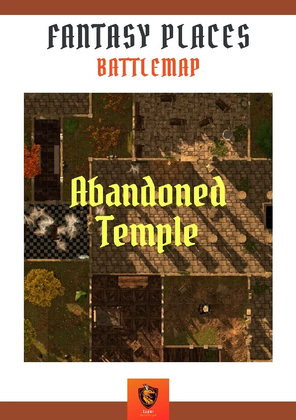 Battlemap: Abandoned Temple