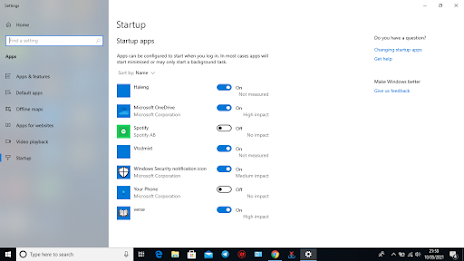 How to Disable Startup Programs on Windows 10 device