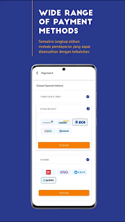 aneka metode pembayaran pada TRAC To Go