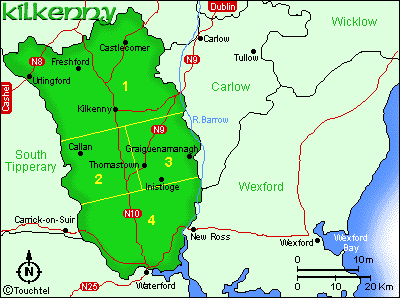 Kilkenny Map Region City