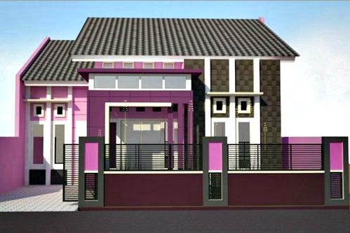 warna cat rumah warna ungu