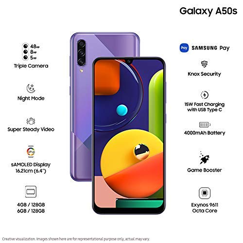 Samsung Galaxy A70 (Blue, 6GB RAM, 128GB Storage)