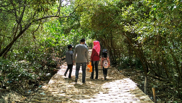 jogging track mangrove surabaya