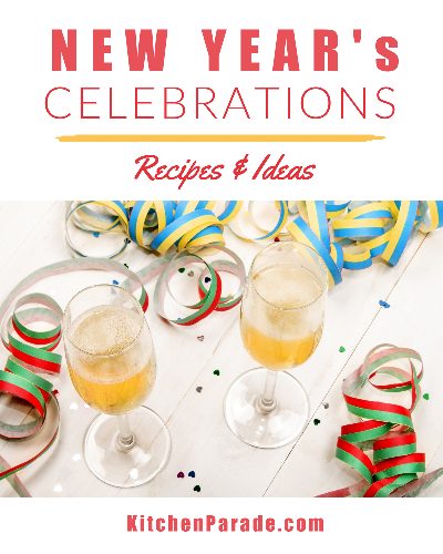 A collection of recipes for New Year's ♥ KitchenParade.com.