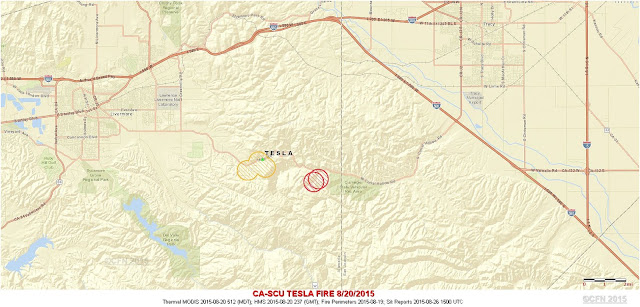 Tesla Fire, CA-SCU-Tesla, Vegetation Fire, Alameda County