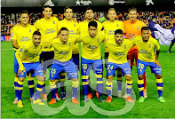 U. D. LAS PALMAS - Las Palmas de Gran Canaria, España - Temporada 2015-16 - David, Vicente, Bigas, Aythami, Dani Castellano y Javi Varas; Momo, Roque, Araujo, Tana y Jonathan Viera - VALENCIA C. F. 1 (Alcácer) U. D. LAS PALMAS 1 (Jonathan Viera) - 21/11/2015 - Liga de 1ª División, jornada 12 - Valencia, Estadio de Mestalla