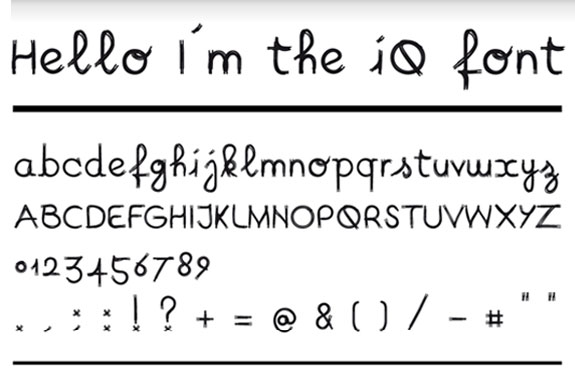 Font Toyota iQ