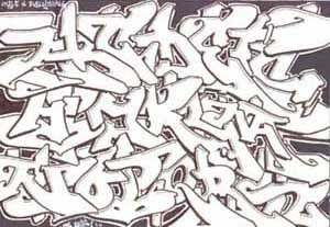 graffiti alphabet