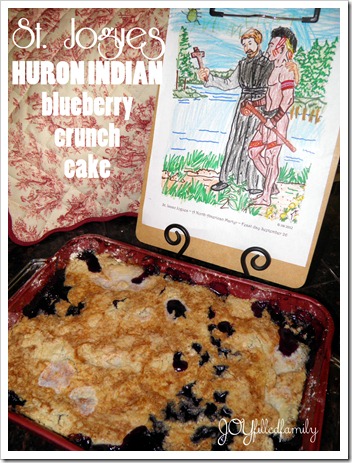 St. Jogues - HURON INDIAN BLUEBERRY CRUNCH