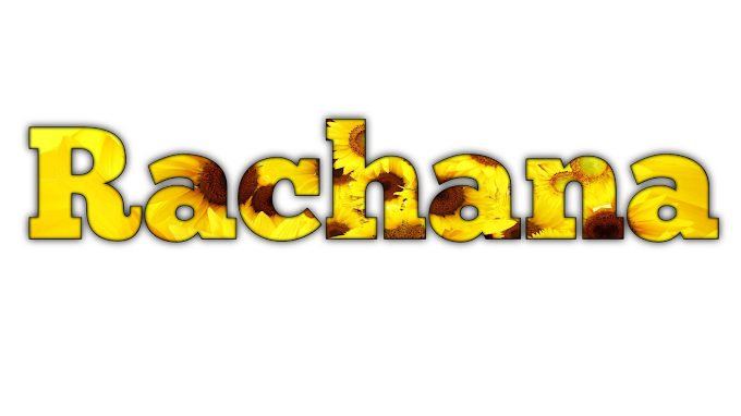 Rachana 3d name PNG image