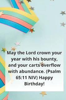 Bible Verses for Birthdays Blessing