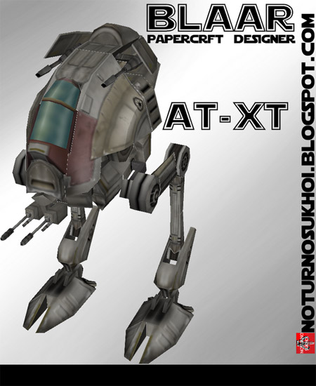 All Terrain Experimental Transport ATXT Papercraft