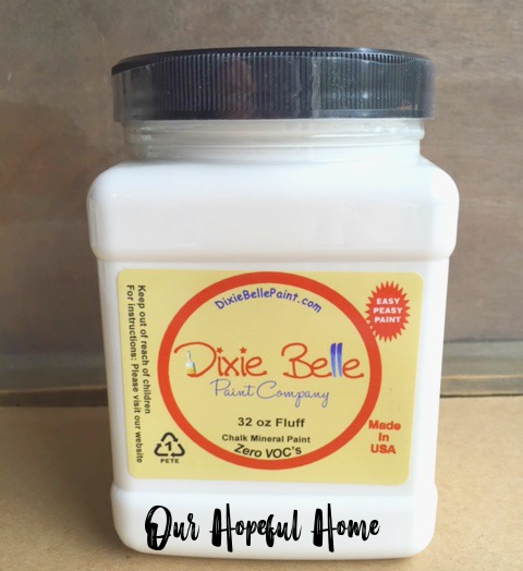 jar Dixie Belle 32 oz Fluff Chalk Mineral Paint