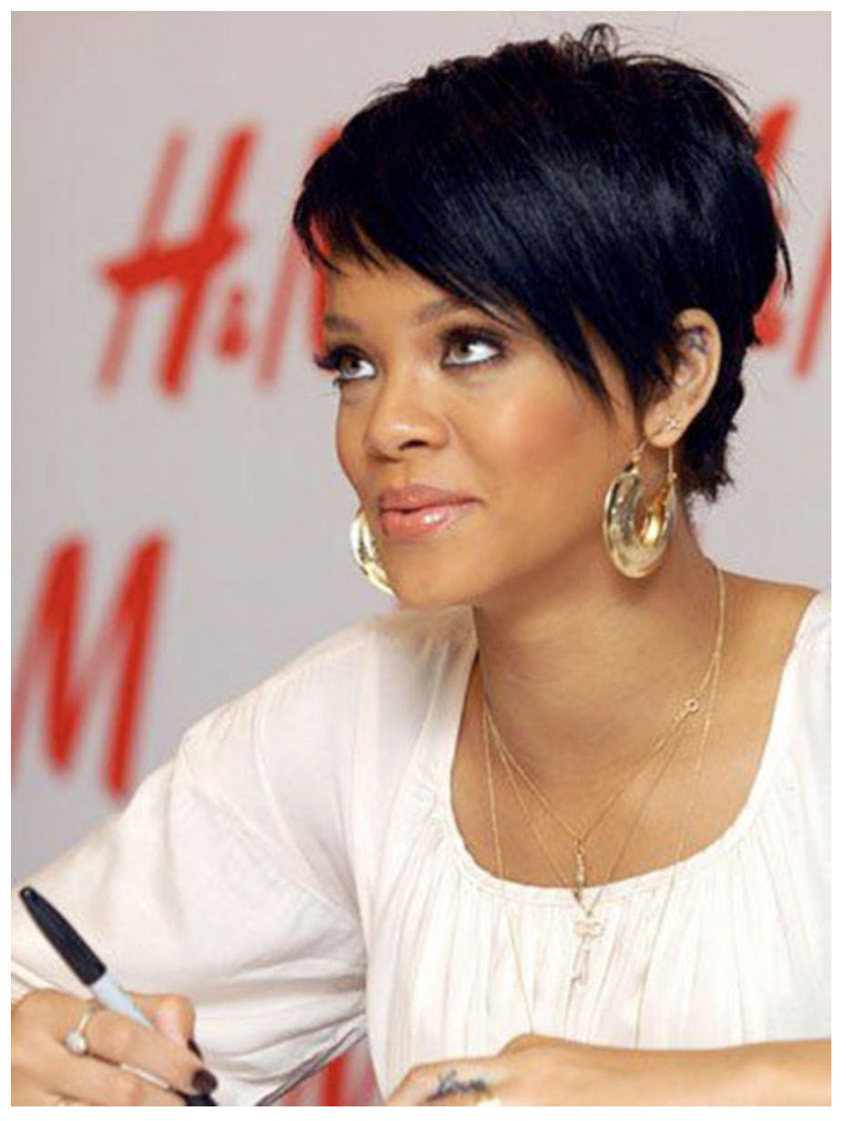 rihanna short haircuts 2023