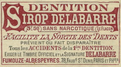 dentition sirop Delabarre