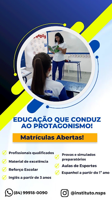 Instituto Nossa Senhora do Perpétuo Socorro abre vagas de matrículas para o ano de 2023 em Caraúbas