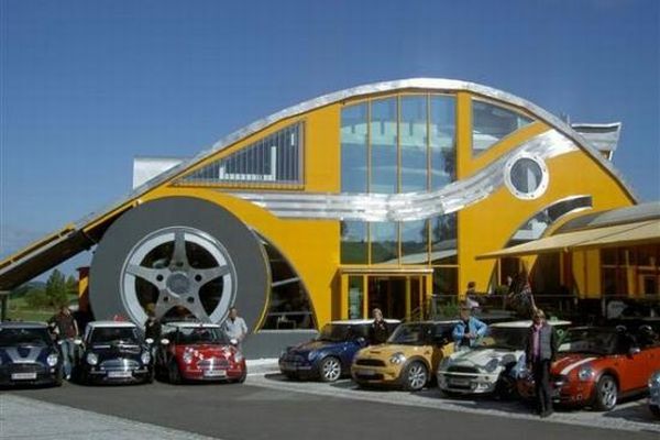 VW beetle inspired restaurant