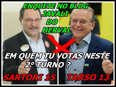 EM QUEM TU VOTAS NESTE 2° TURNO?