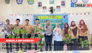 Green Policing, Polres Kep Meranti Gratiskan SIM Untuk Pelajar Peduli Lingkungan