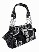 Black Zebra Print Handbag