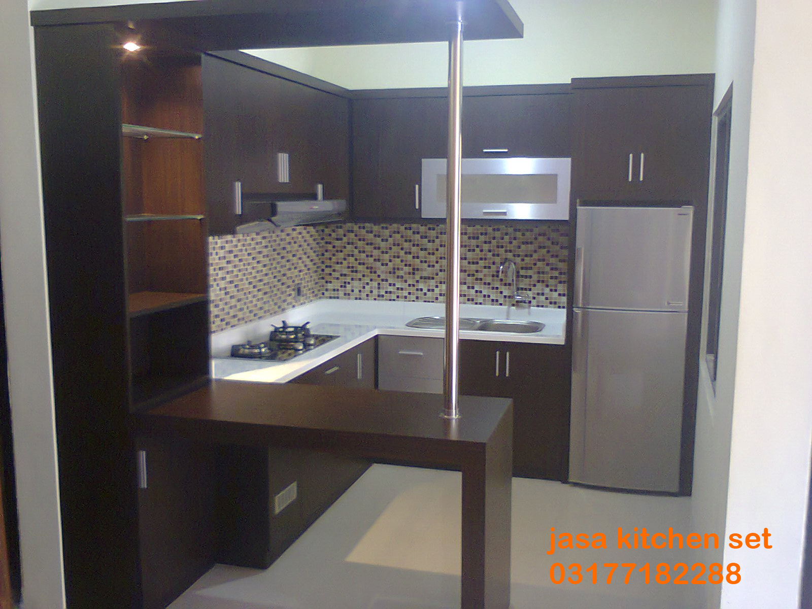 Kontraktor Interior Surabaya Sidoarjo harga kitchen  set  