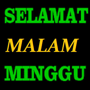 ucapan malam minggu