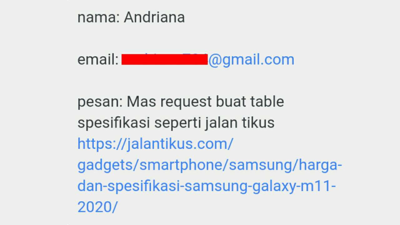 reguest oleh Andriana