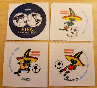 FIFA, Algeria, Brazil, Denmark Pique Stickers