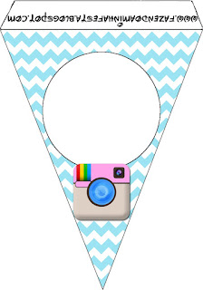 Instagram Party Free Printable Banner.