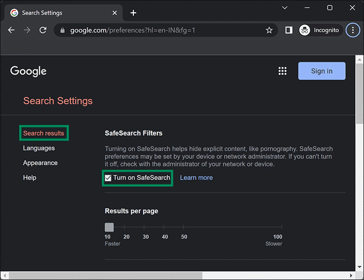 2-Search-Settings-Turn-on-SafeSearch