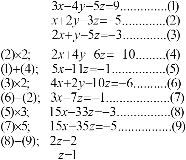 Matematik Tambahan: Sistem Persamaan