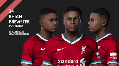 PES 2020 Faces Rhian Brewster by DizzeeSpellz & Jonathan