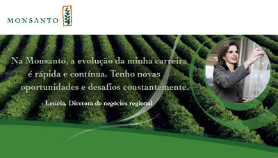 Vaga de estágio Monsanto 2013