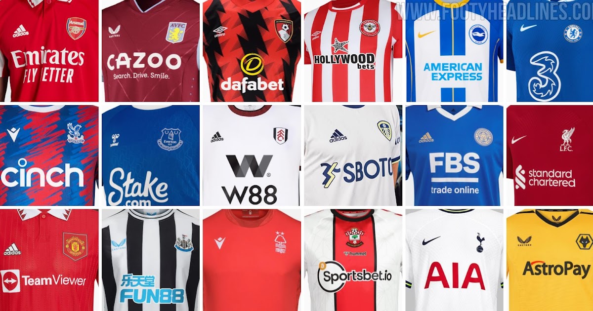 Premier League 2023/24 club shirts, kits & strips: New home and away  jerseys revealed, Football News