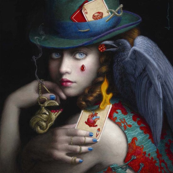 Chie Yoshii arte pinturas a óleo mulheres clássicas fantásticas surreal beleza