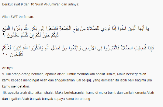 HUKUM Meninggalkan Sholat Jumat 3X Berturut Turut = Auto Murtad (Batal Islam nya) - Islamic Information -