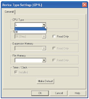 dialog Device Type Settings